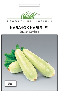 Кабачок Кавили F1 5 семян кустовой ультраранний, Nunhems Zaden
