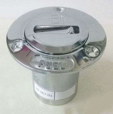 Горловина топливная Utility из из хром. латуни. Тип прямой. Ø патрубка 50 мм. Фланец 89 мм.