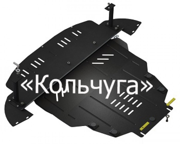 Защита раздатки и заднего моста Porsche Cayenne (2007-2010)