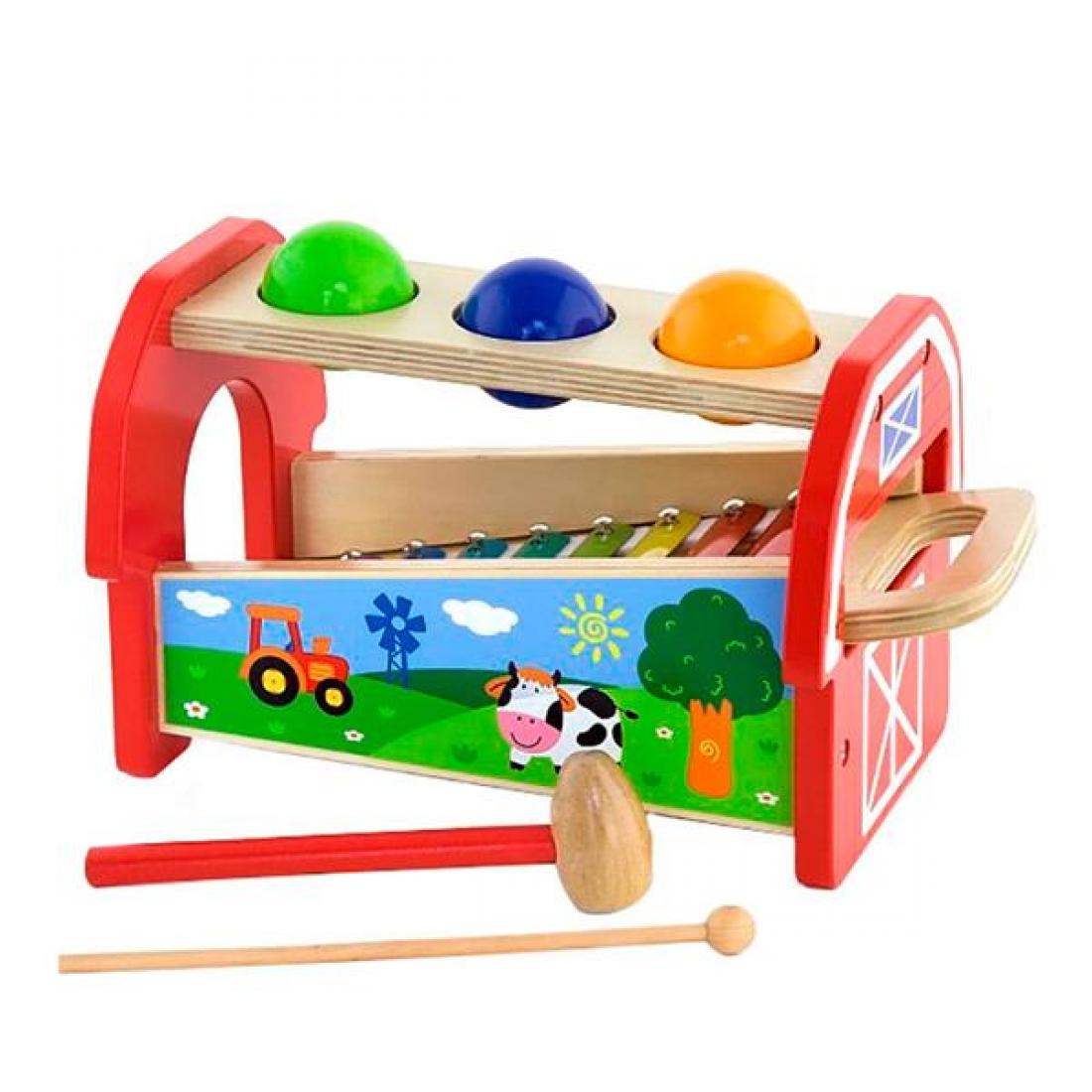 Игрушка Viga Toys 2-в-1 Ксилофон (50348)