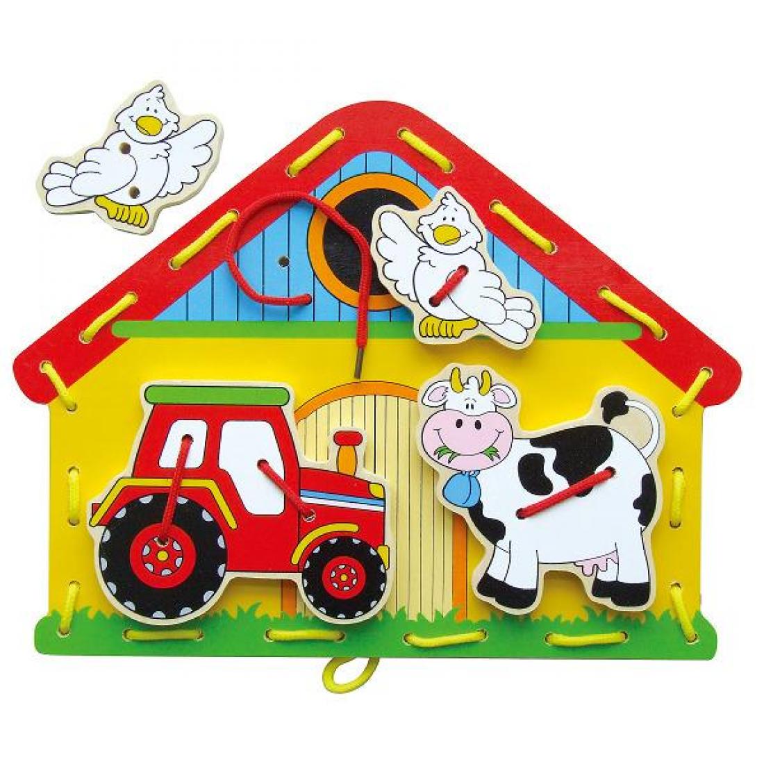 Шнуровка Viga Toys "Ферма" (59027)