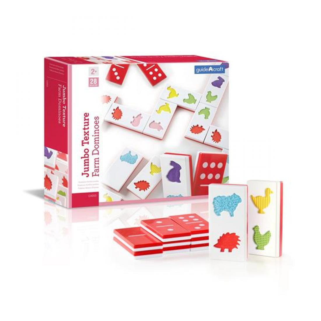 Тактильное домино Guidecraft Manipulatives Ферма (G5055)