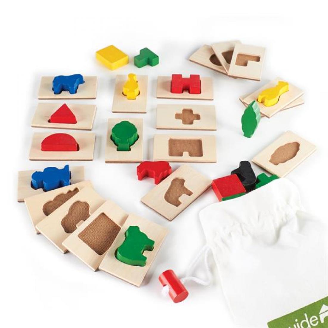 3D-Пазл Guidecraft Manipulatives Форма и текстура (G5060)