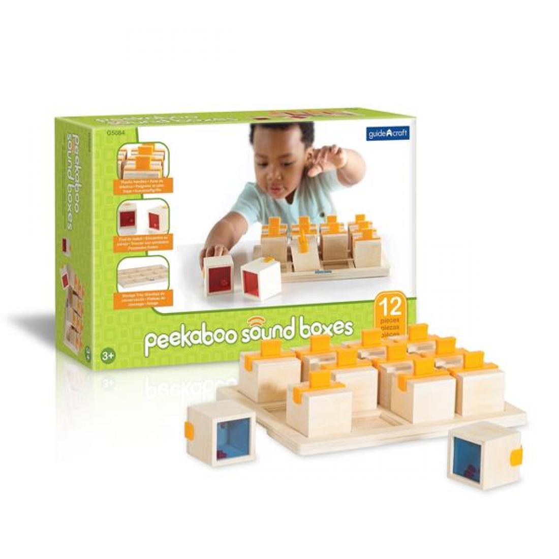 Набор для обучения Guidecraft Manipulatives Звуковые коробочки (G5084)