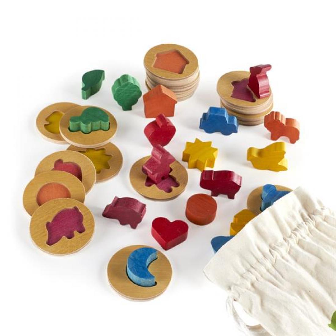 3D-Пазл Guidecraft Manipulatives Форма и цвет (G6708)