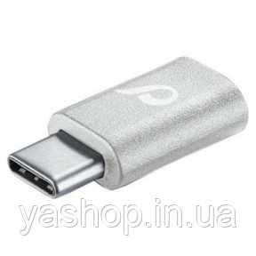 OTG переходник Cellularline Type-C серебряный
