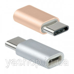 OTG переходник IVON с microUSB на Type-C