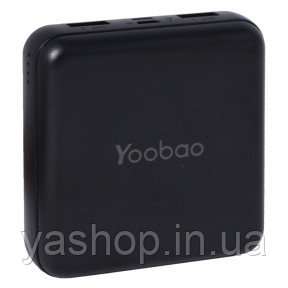 Внешний аккумулятор (Повербанк) Power Bank Yoobao M4 mini 10000 mAh Black
