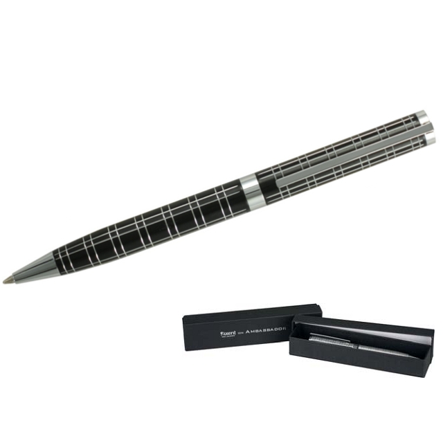 Ручка шариковая Axent Ambassador 1,0 мм черный корпус AGP1262