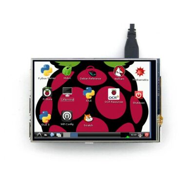 Дисплей Raspberry Pi 4.0inch LCD 480x320 Resistive Touch Screen (10207)