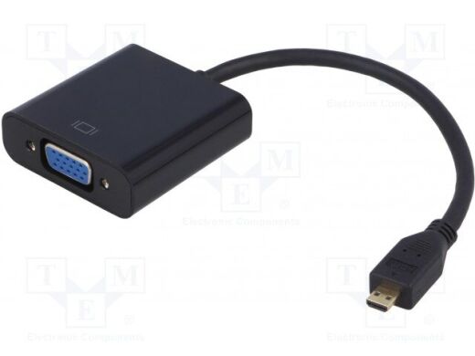 Raspberry Pi 4 Micro HDMI to VGA конвертор