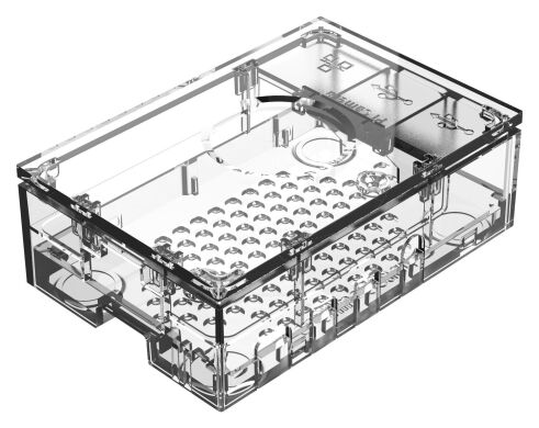 Корпус для Raspberry Pi 4 Model B Case Clear