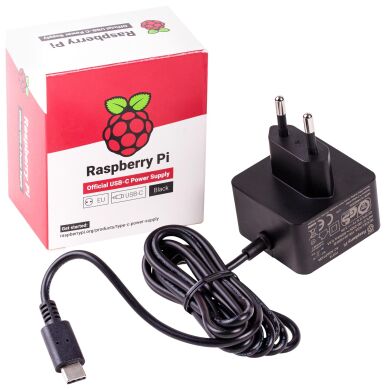 Блок питания Raspberry Pi 4 Model B, официальный, чёрного цвета (SC0217)