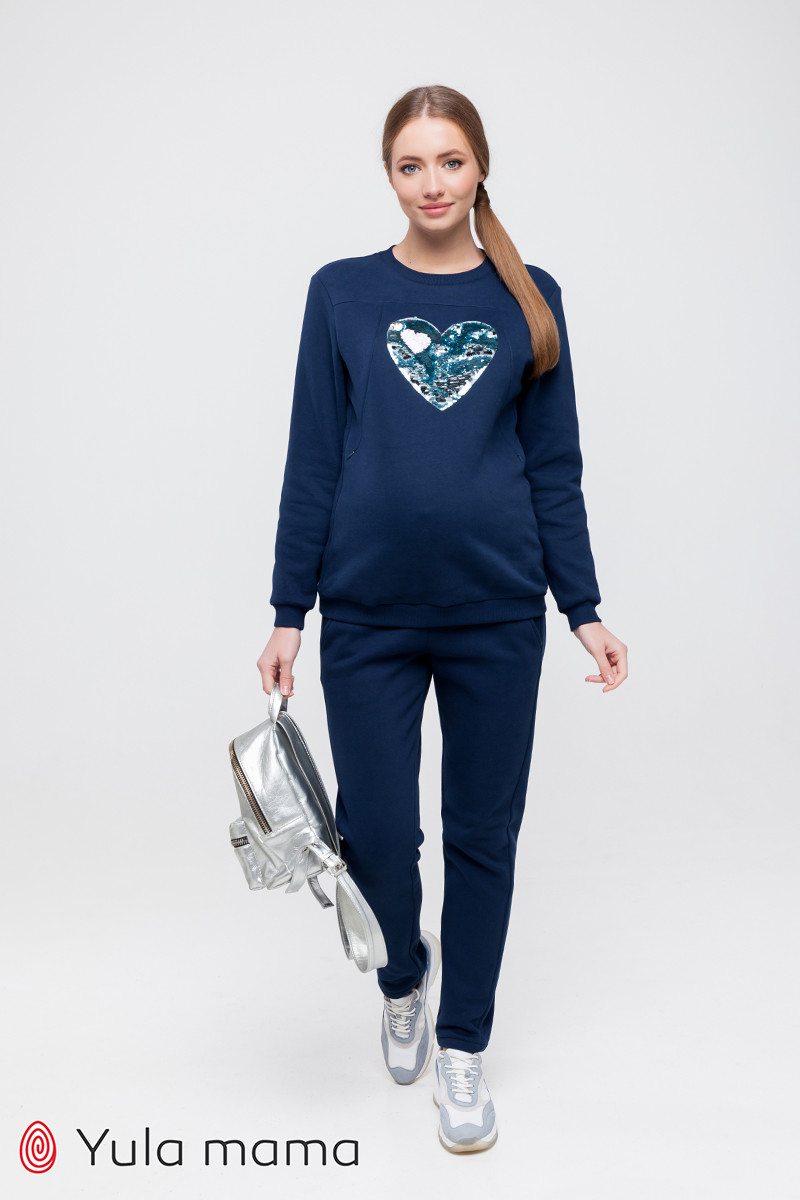 Спортивный костюм для беременных и кормящих Юла Мама Darina ST-49.061 xS