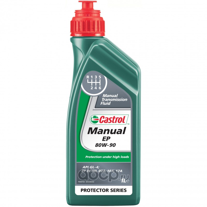 154F6D Castrol Масло трансмиссионное castrol manual ep 80w-90 (gl-4), 1l
