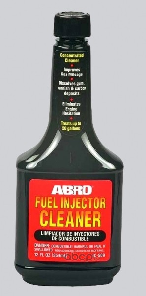 IC509 ABRO Присадка в бензин, очиститель инжектора 'ABRO' (354 мл)