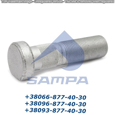 Шпилька колесная SAF забивная M22x1,5L94/84/48 1303107412