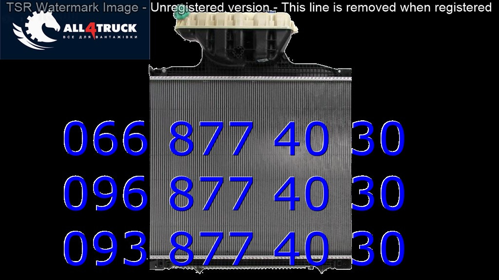 Радиатор охлаждения без рамки MAN TGA /S/X 81061016512