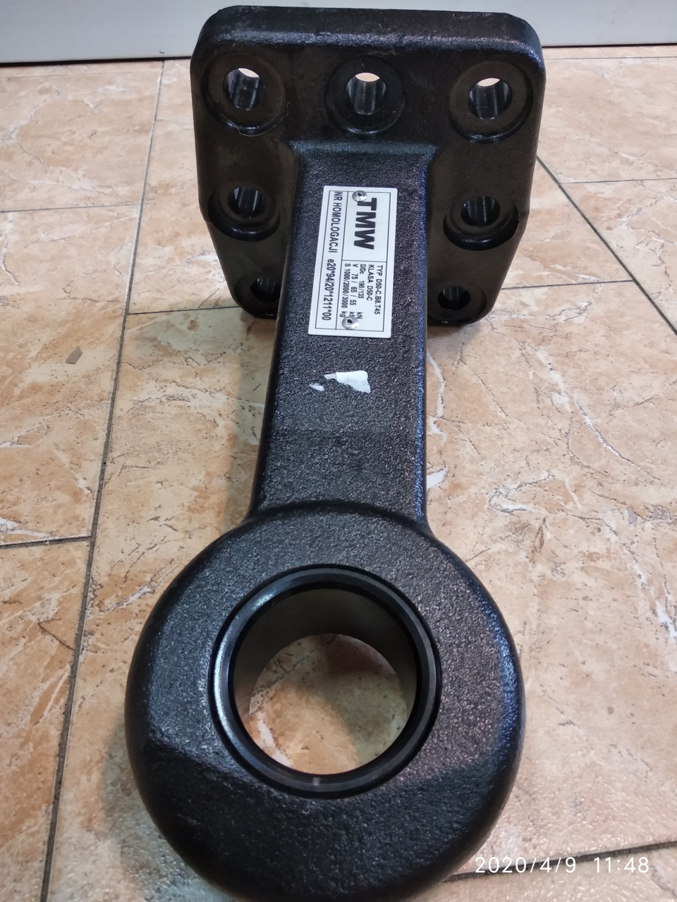 Петля дышла RINGFEDER D50MM на 8 болтов 14990683, ROE57244, D50-C.B8.T45, OC50F80, 23ZV2000OR, ROE25477