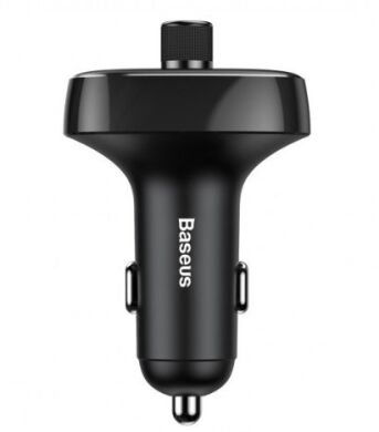 Автомобильное зарядное устройство Baseus T typed Bluetooth MP3 черный
