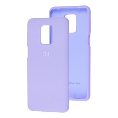 Чехол для Xiaomi Redmi Note 9s / 9 Pro Silicone Full светло-фиолетовый