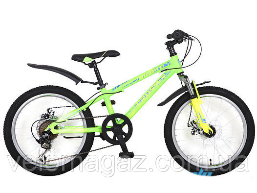 Велосипед горный алюминиевый Crosser Bright-1 20" зеленый