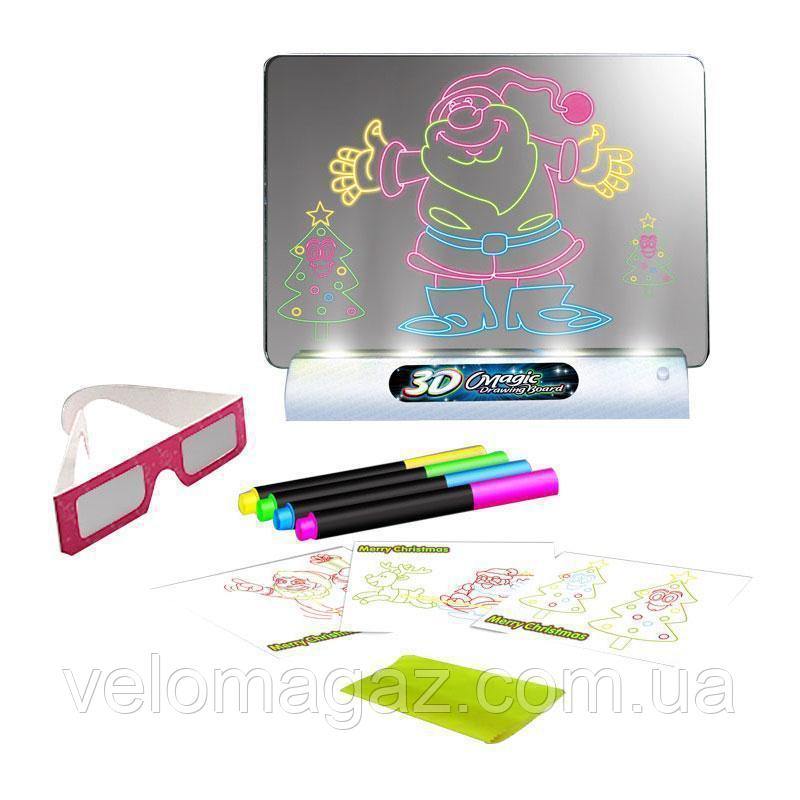 3D доска для рисования. Волшебная магическая доска MAGIC DRAWING BOARD 3D