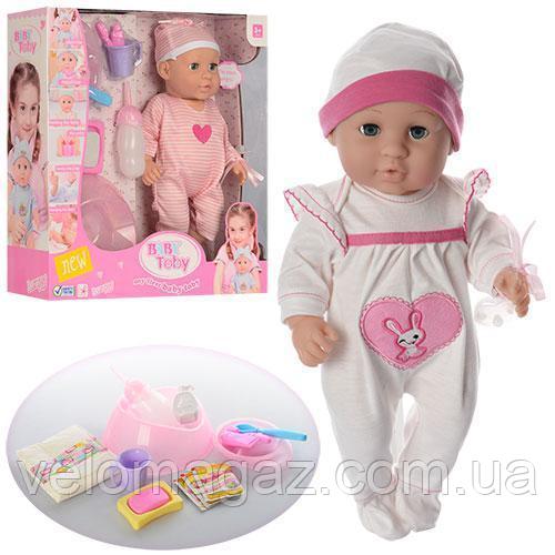 Кукла-пупс 30801-30801-5 Baby Toby интерактивная, говорящая, белый костюмчик