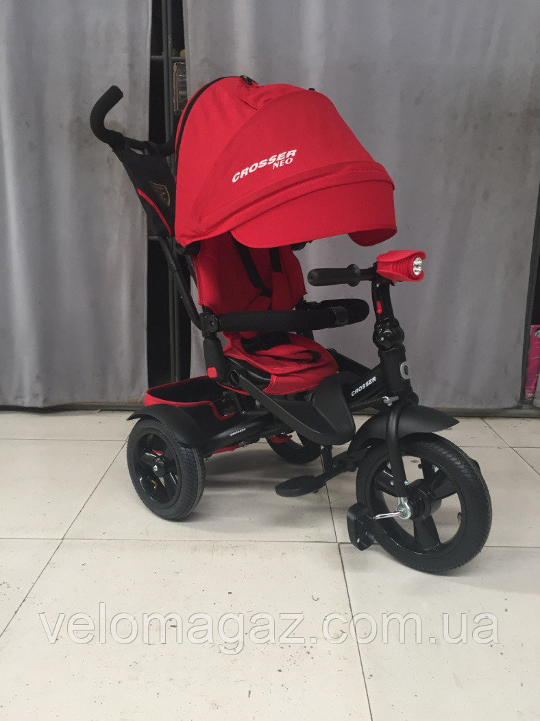 CROSSER T-400 NEO ECO AIR красный детский трехколесный велосипед