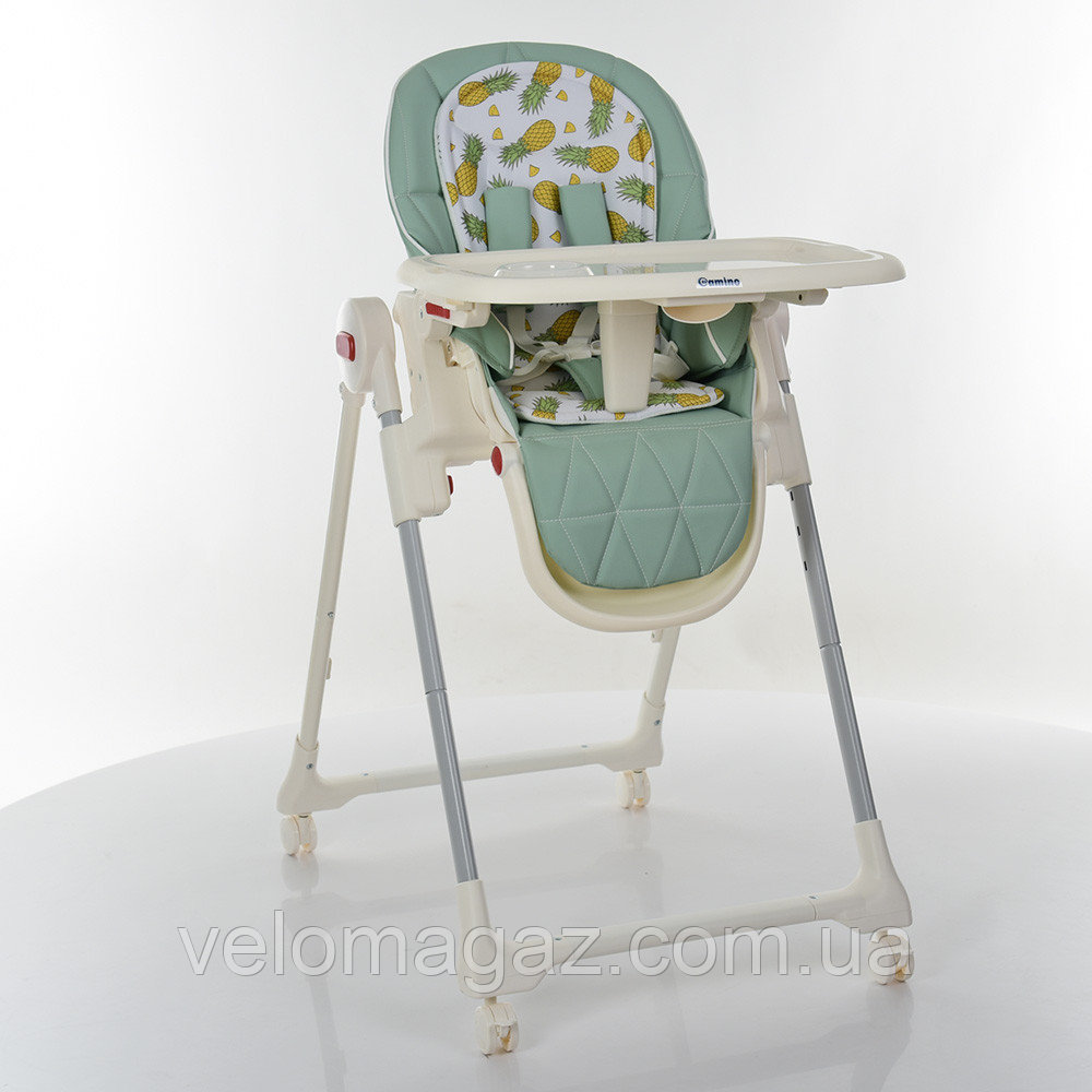 Детский cтульчик для кормления ME 1037 CRYSTAL PINEAPPLE MINT