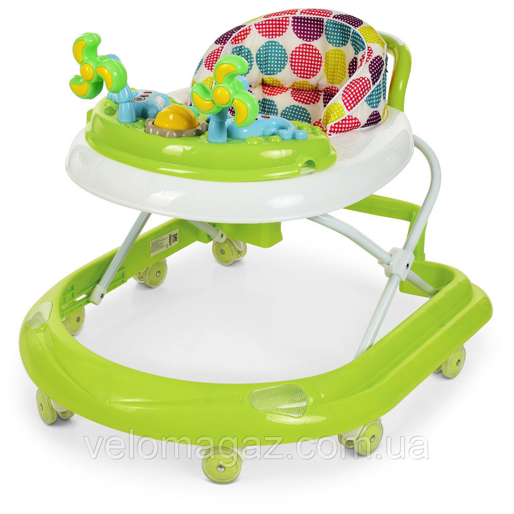Детские ходунки ME 1056 DOLPHIN GREEN с музыкальным блоком