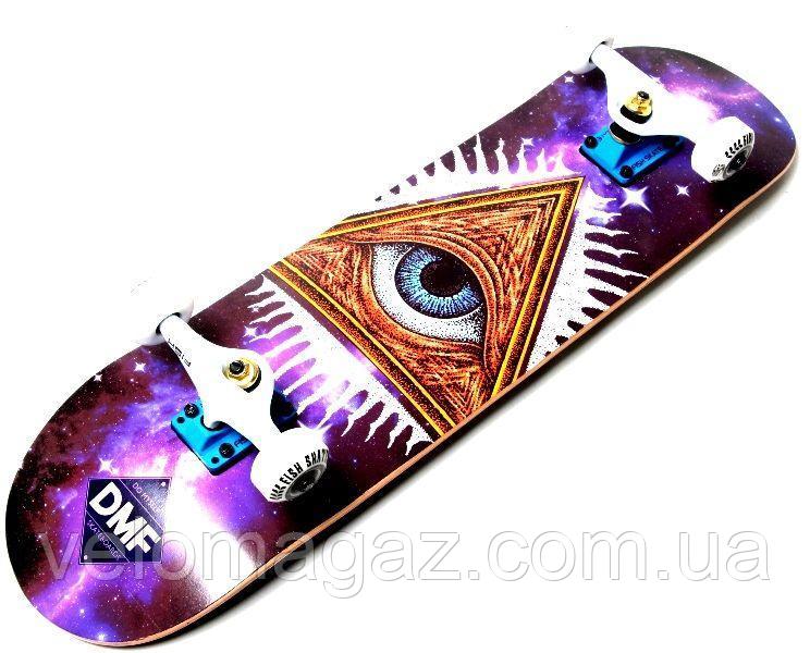 Деревянный скейтборд FISH SKATEBOARD MASON, 79*20 см, клён