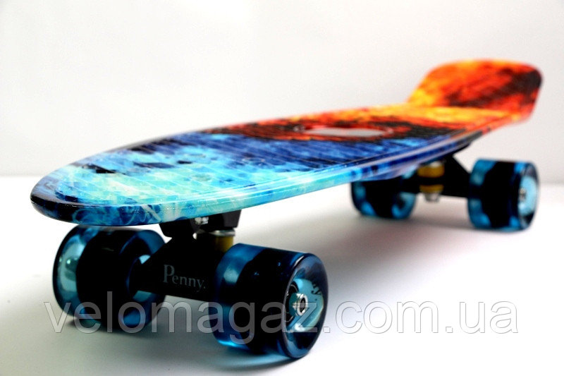 Penny Board Nickel 27" "Fire and Ice"