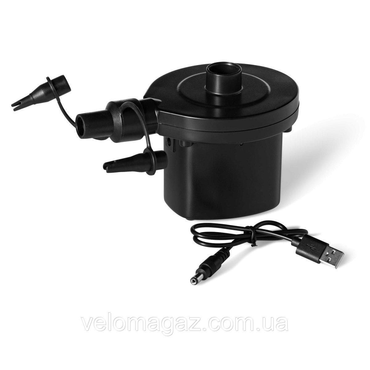 Портативный электрический USB насос на аккумуляторах 4.8V Bestway 62130 для надувных изделий