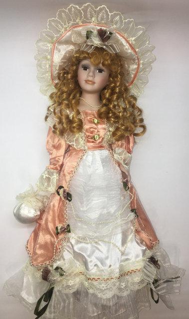 Кукла сувенирная, фарфоровая, коллекционная Элиза 45 см 1303-08