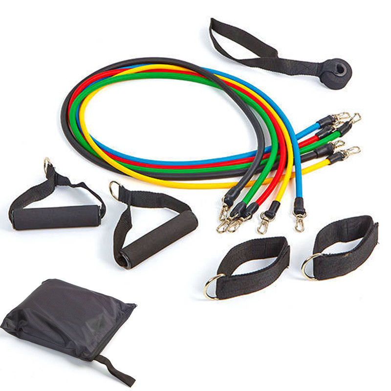 Набор эспандеров с петлями Pro Supra Power Bands 5 жгутов FI-5955