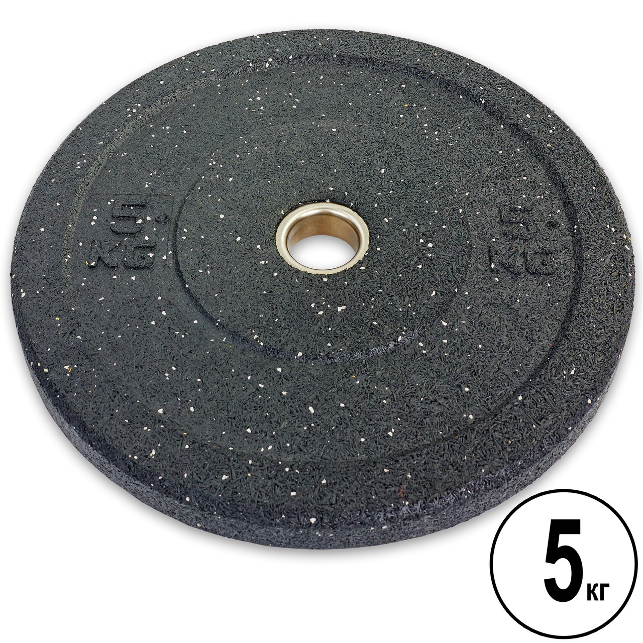 Блины (диски) Бампер структурные d-51мм RAGGY 5кг (резина) ТА-5126- 5