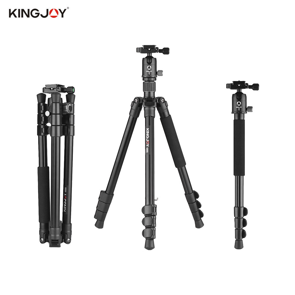 Профессиональный Штатив для фото и видео съемки Kingjoy G555 +G0 PRO (трипод + монопод 2 в 1)*