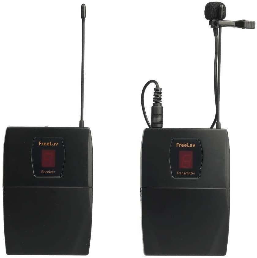 Беспроводной петличный радиомикрофон, радиопетличка FREELAV для камер и телефонов