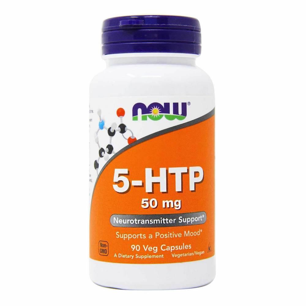 Аминокислота NOW Foods 5-HTP 50 mg 90 капсул
