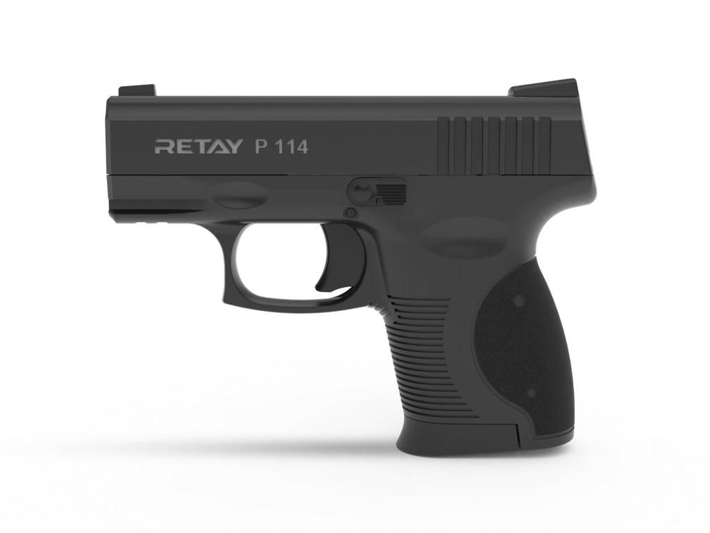 Стартовый (сигнальный) пистолет Retay Р114, 9mm (черный)