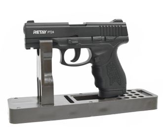 Стартовый (сигнальный) пистолет Retay РТ 24, 9mm черный, хром, никель, сатин.