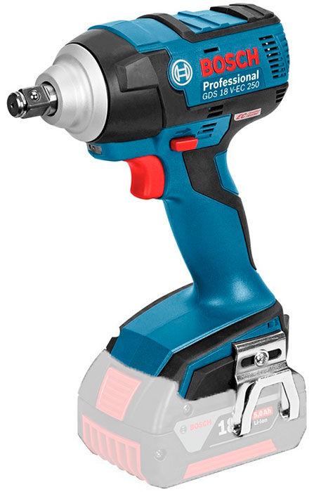 Аккумуляторный ударный гайковерт Bosch GDS 18 V-EC 250 без з/у и аккумуляторов (06019D8102)