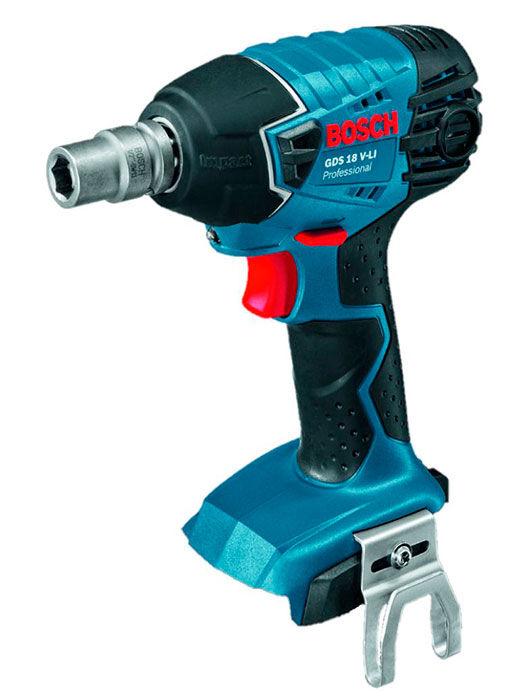 Аккумуляторный ударный гайковерт Bosch GDS 18 V-LI без з/у и аккумуляторов (06019A1S0C)