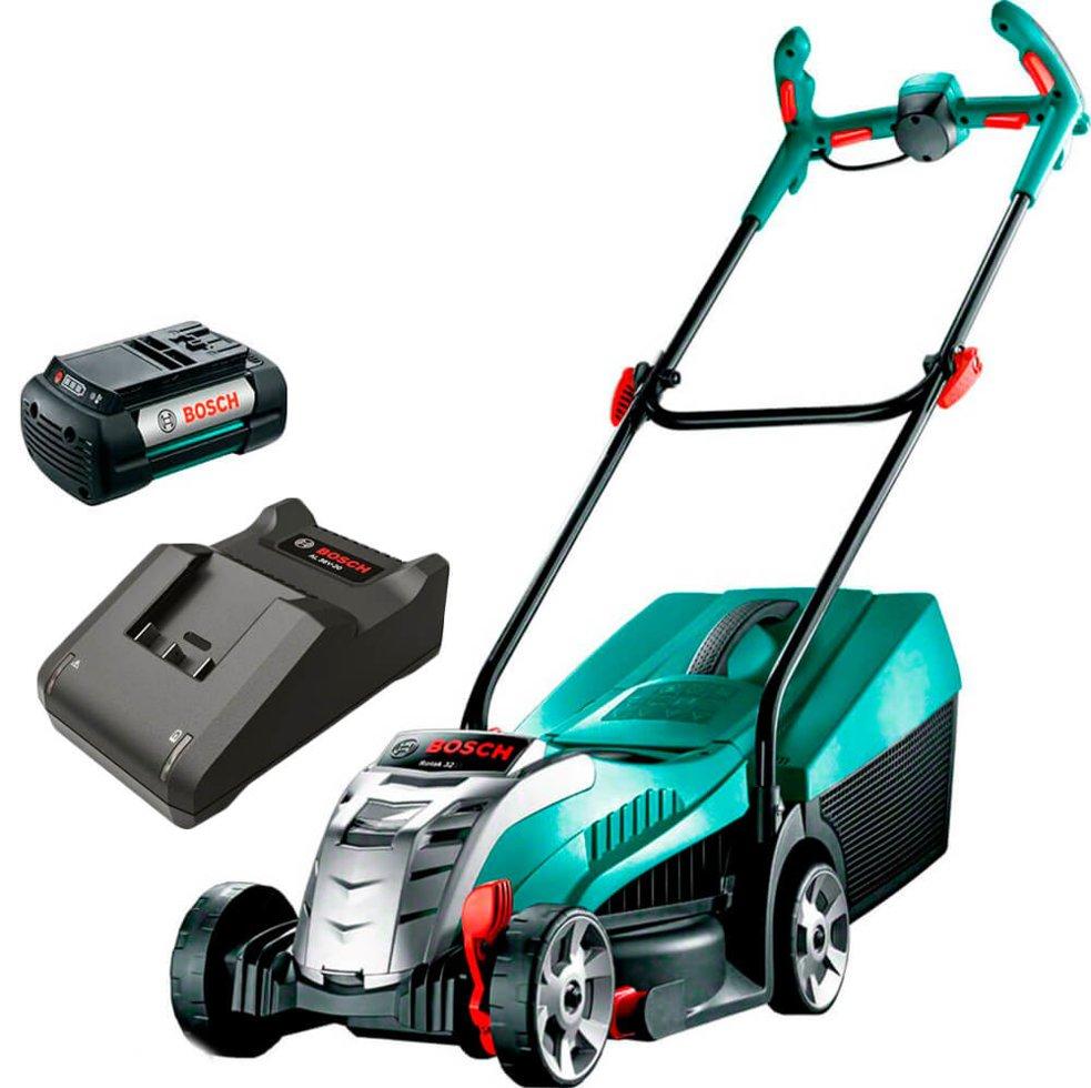Газонокосилка Bosch Rotak 32 LI + акб 36V 4 Ah + зу AL 36V-20 (0600885D06)
