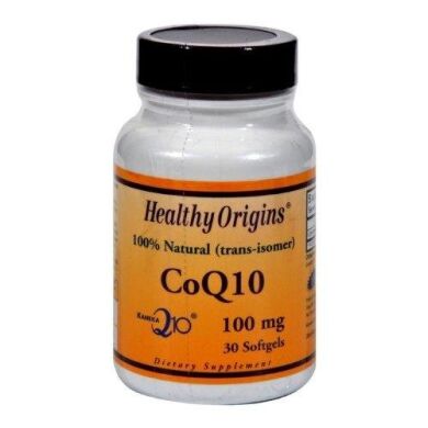Коэнзим Q10, Healthy Origins, Kaneka Q10 (CoQ10 Gels), 100 мг, 30 капсул