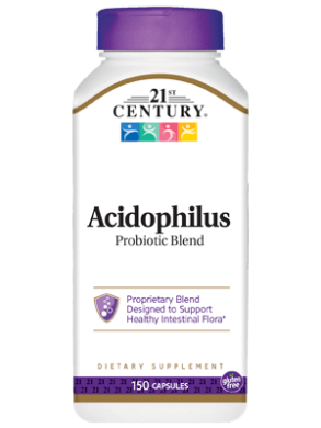 Пробиотики, Acidophilus Probiotic, 21st Century, 150 капсул