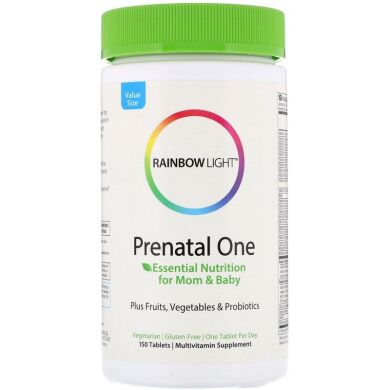 Витамины для беременных, Prenatal One, Rainbow Light, 150 таблеток