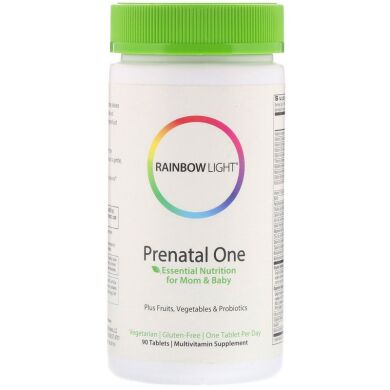 Витамины для беременных, Prenatal One, Rainbow Light, 90 таблеток