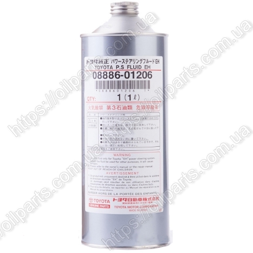 Масло Toyota PSF EH FLUID, 1 л. 08886-01206